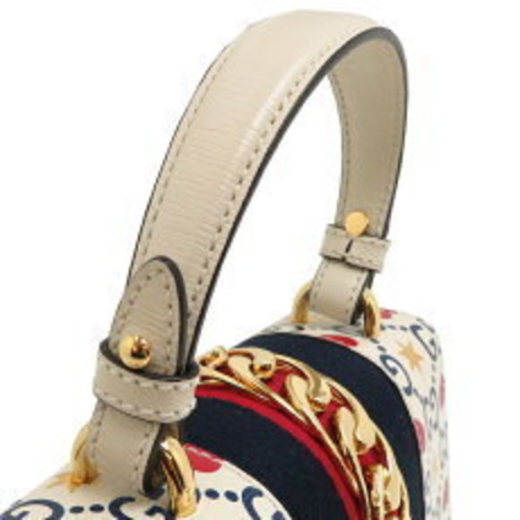 Gucci Sylvie Leather Bag Handbag White - Picture 5 of 9